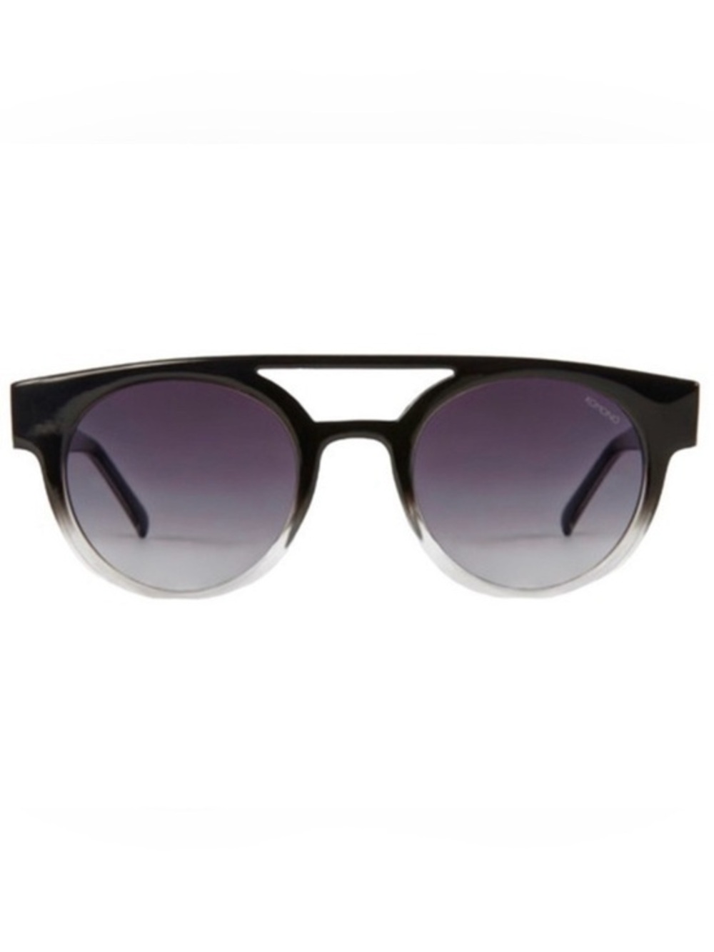 KOMONO Dreyfuss Paisley Sunglasses NEW GRAY BLACK